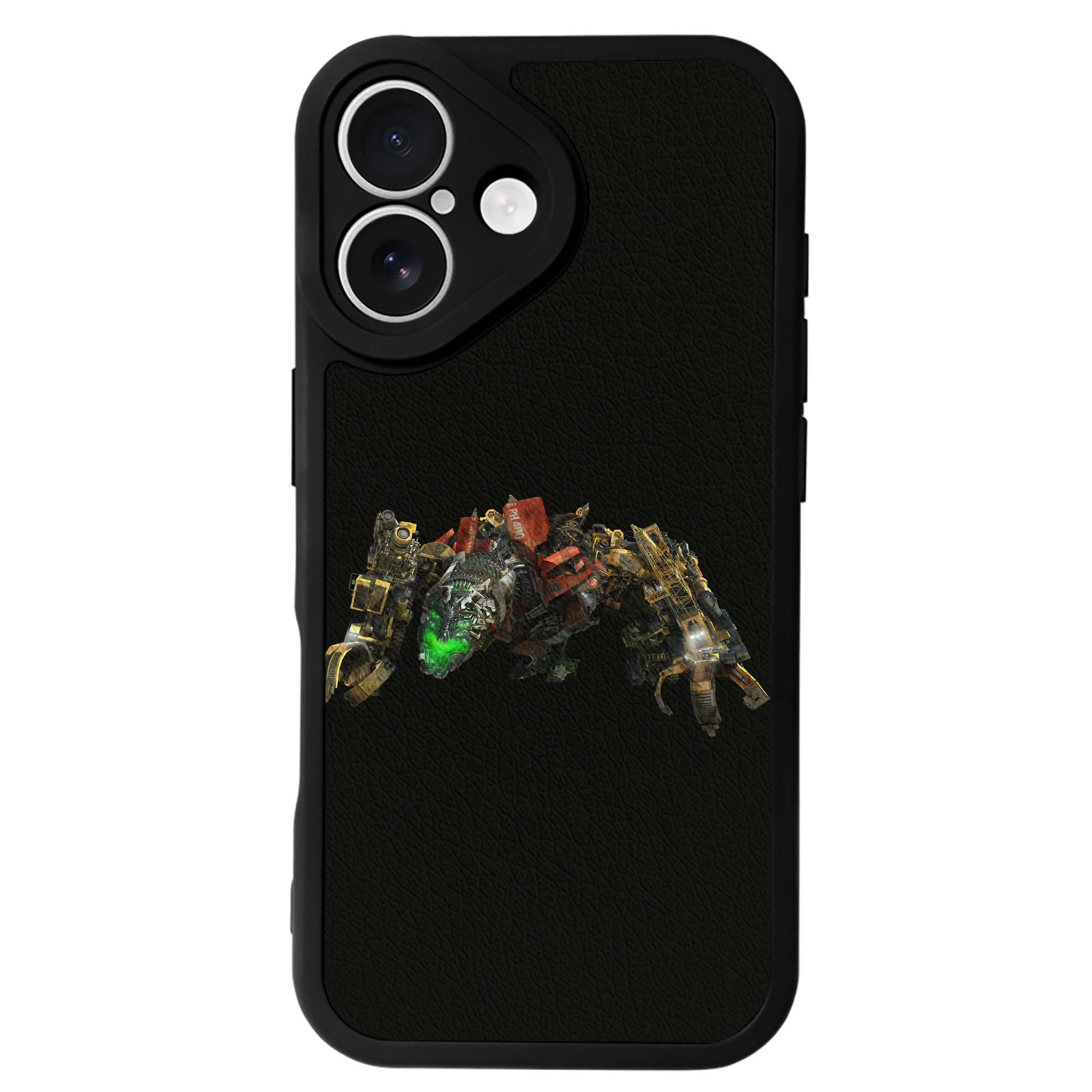 （画像用） Transformers トランスフォーマー 【iPhone 16シリーズ対応】シリコンスマホケース（レザー調） 材質：シリコン